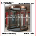 automatic operation and energy efficiency glass revolving doors